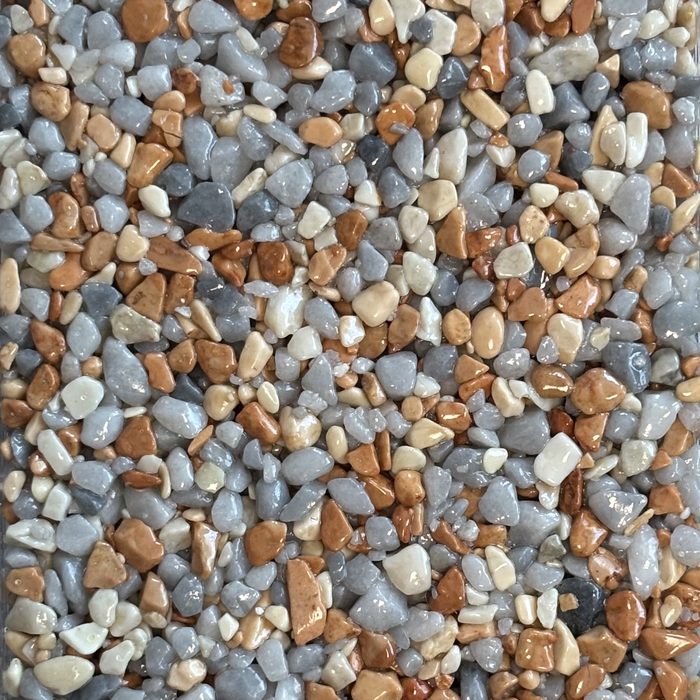 Herbstsilber-Mix Steinteppich-Farbmix, Nahaufnahme